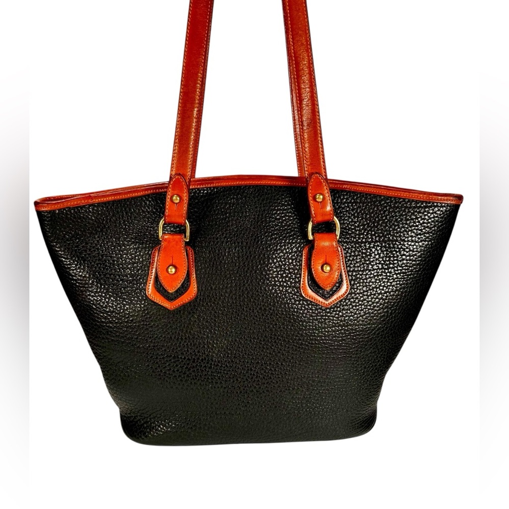 Dooney & Bourke Vintage Leather Shoulder Tote Bag - Picture 2 of 13